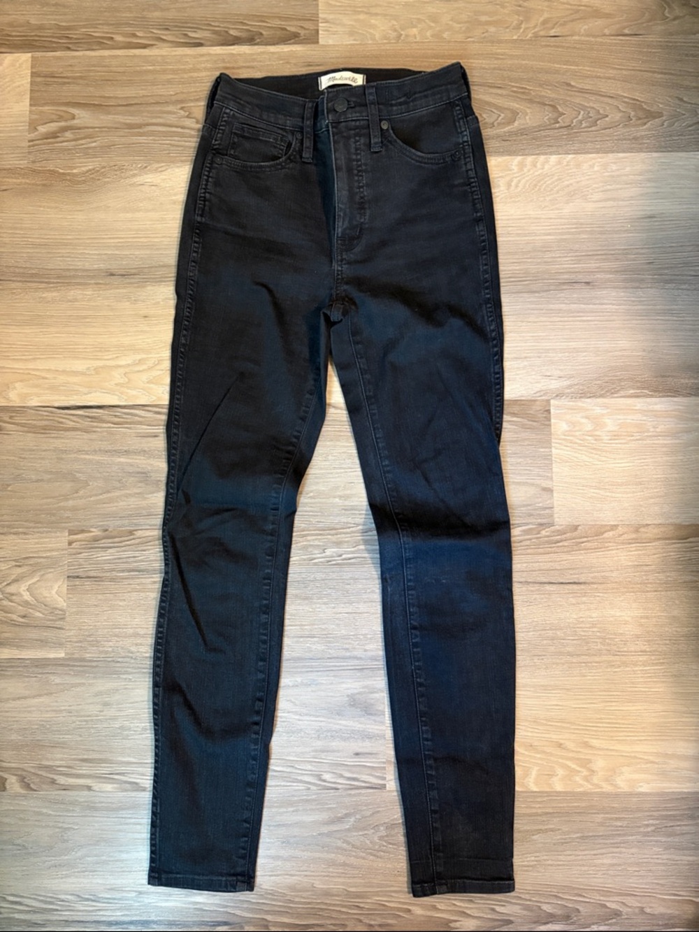 Madewell High-Rise Skinny Jeans in Black